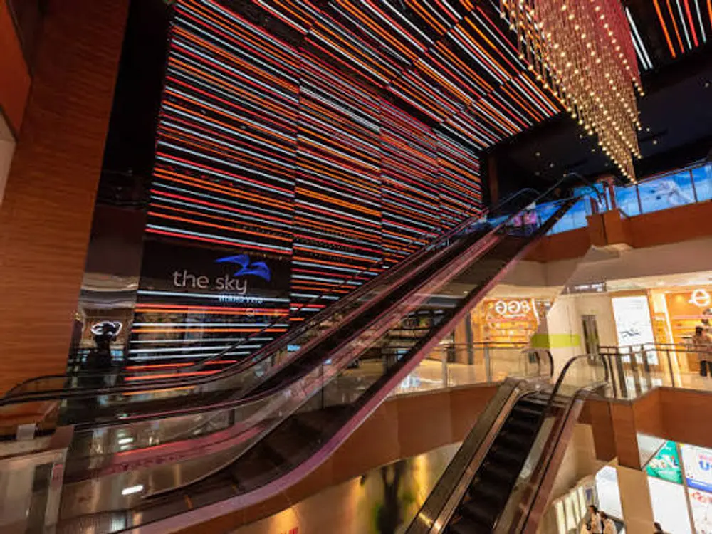 Olympian City shopping mall cinema Hong Kong exterior