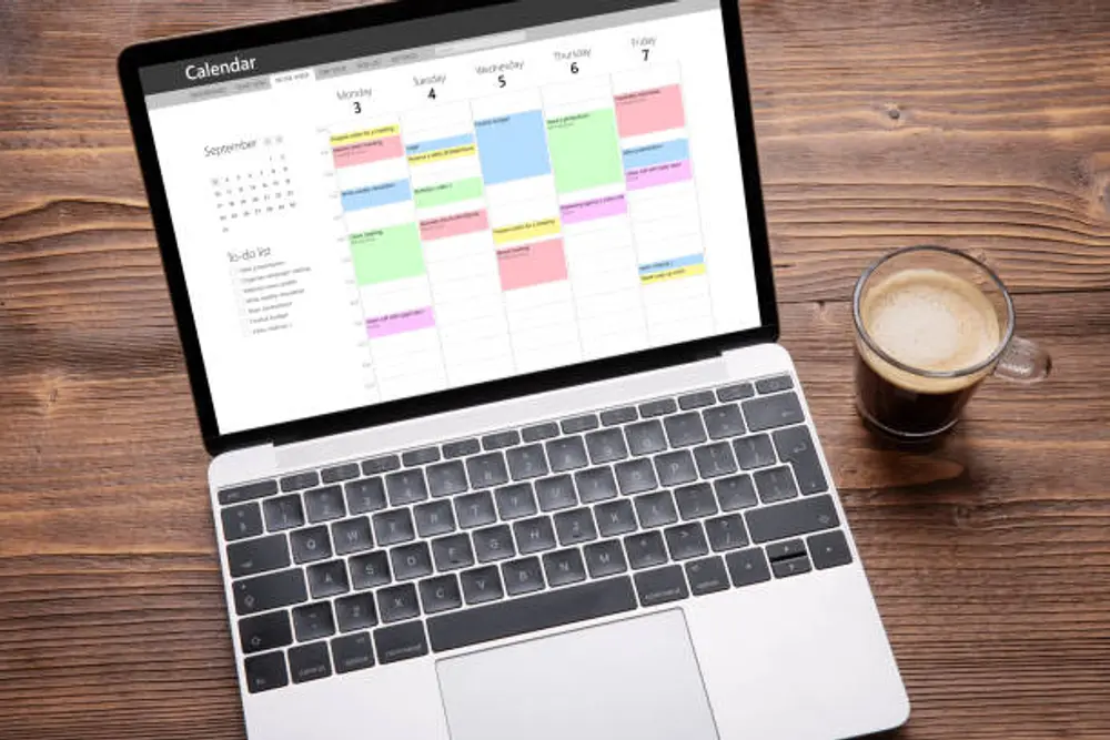 university student laptop course registration timetable selection