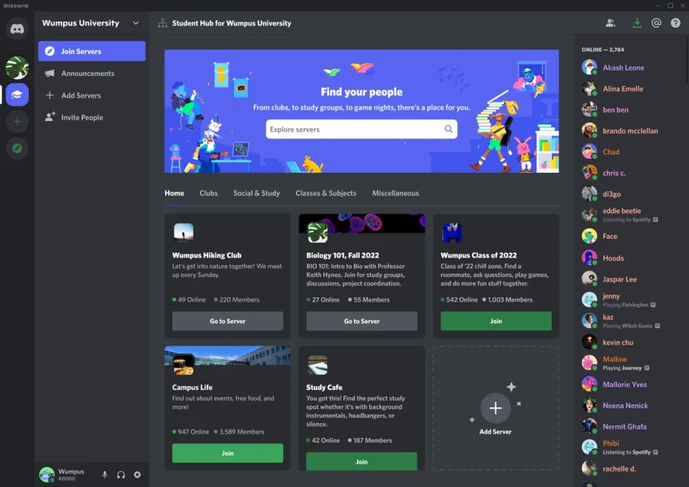 Discord Dcard student community