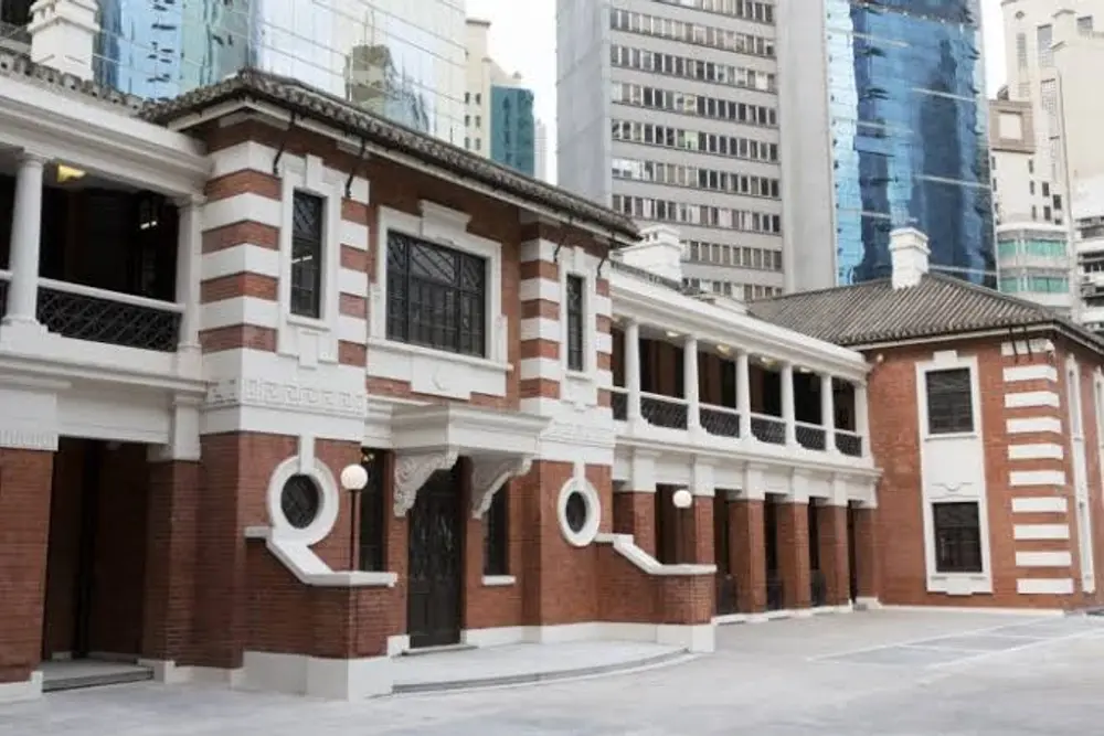Tai Kwun Central heritage courtyard Hong Kong