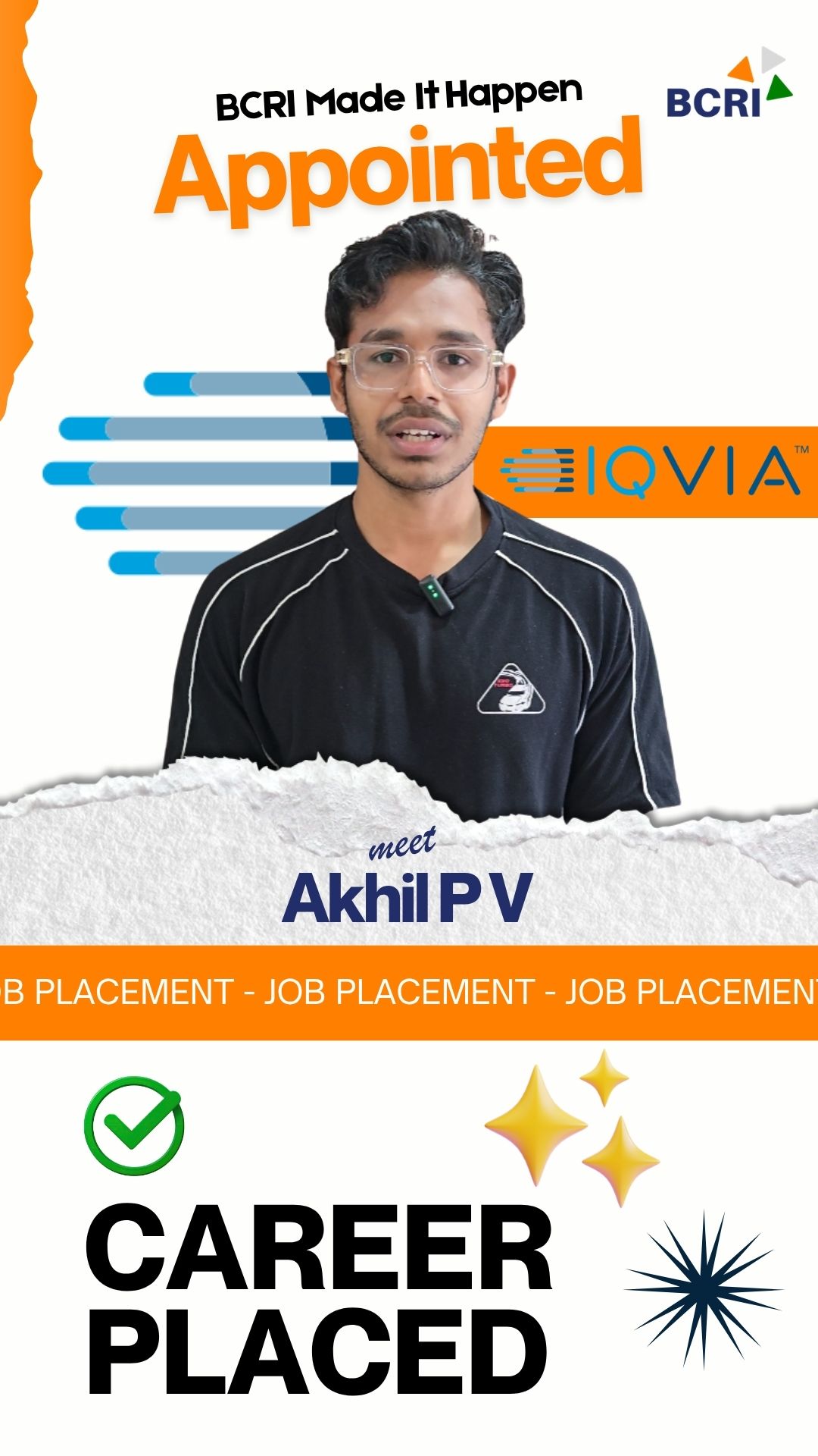  FROM CLASSROOM TO IQVIA! | BCRI PLACEMENT SUCCESS STORY 