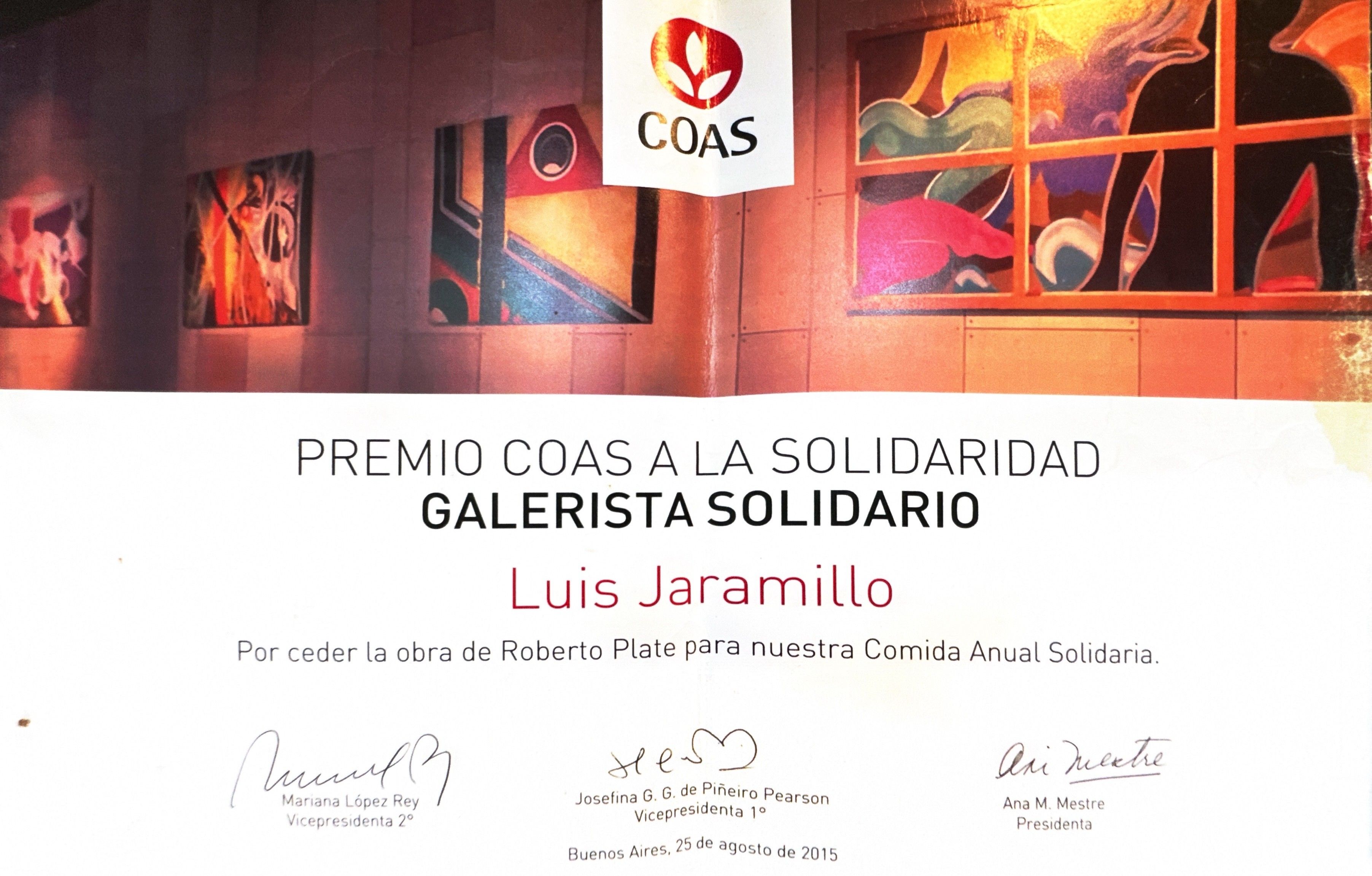 Premio coas a la solidaridad