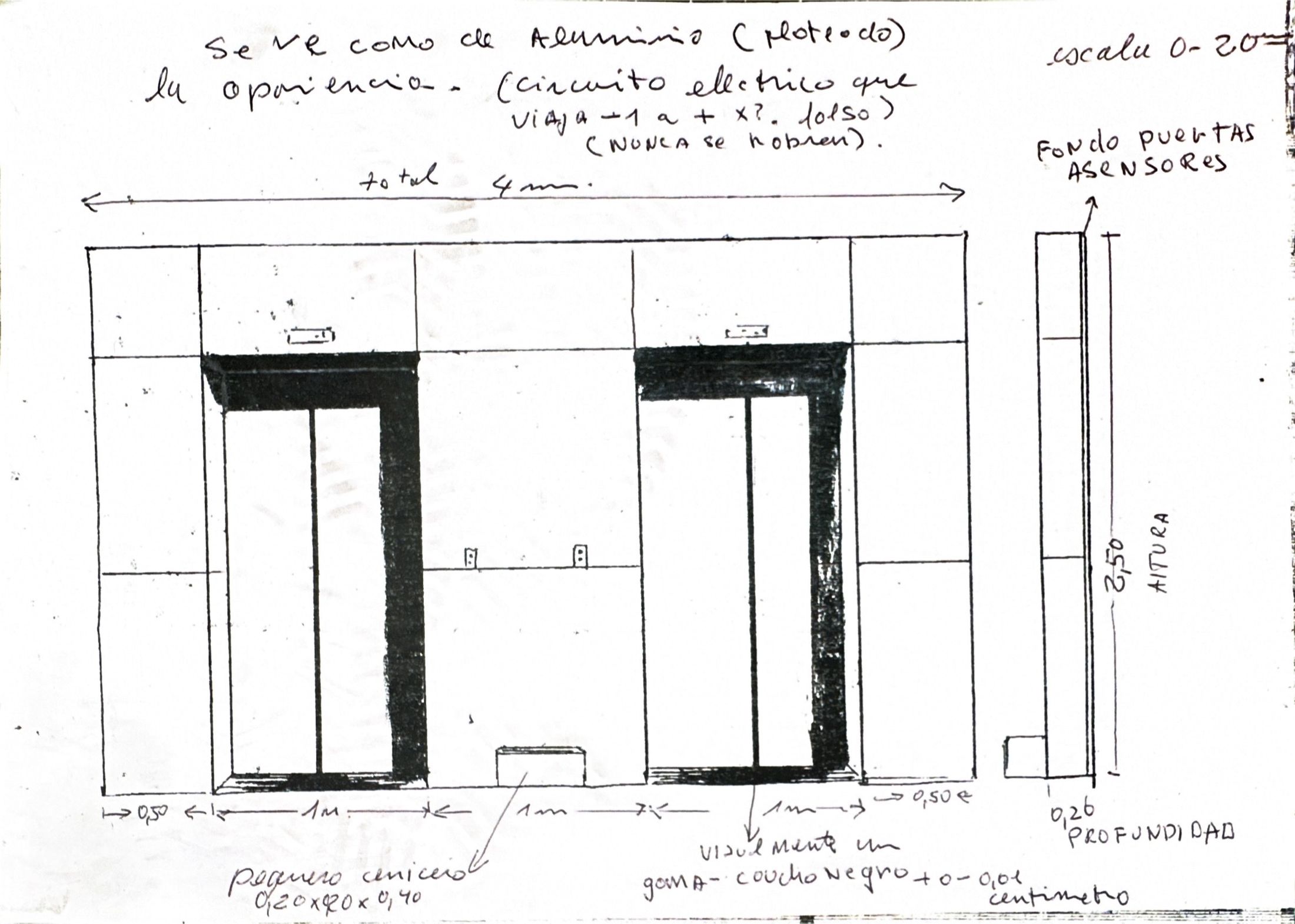 Croquis Ascenseurs