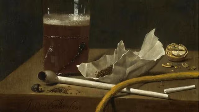 Cachimbo sobre mesa
