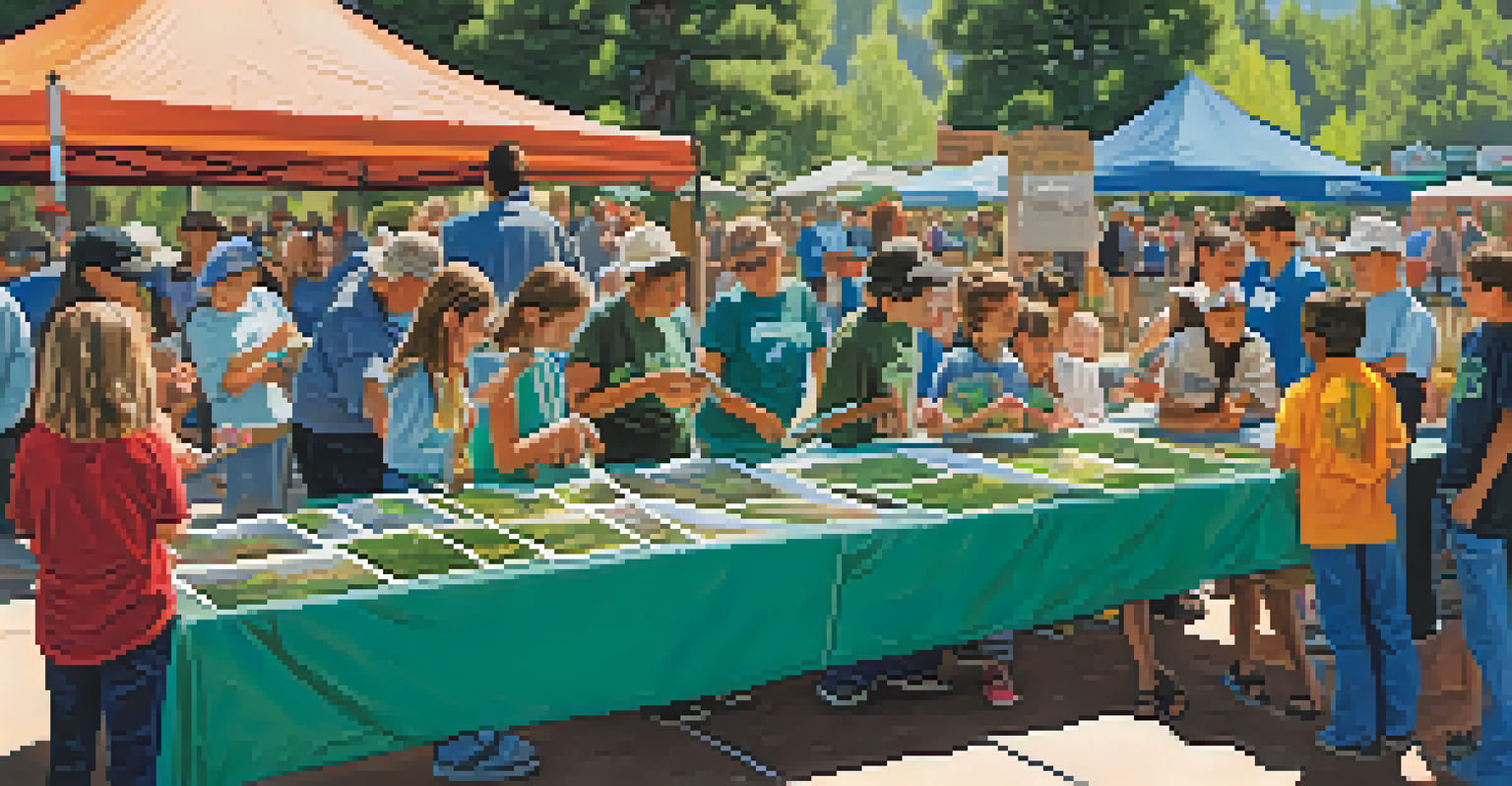 A community event in Big Bear focused on wildlife conservation, with families participating in activities and learning about local species.