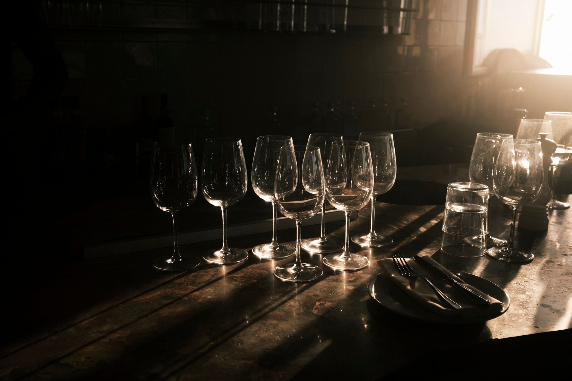 Light Restaurant Glasses Lisbon
