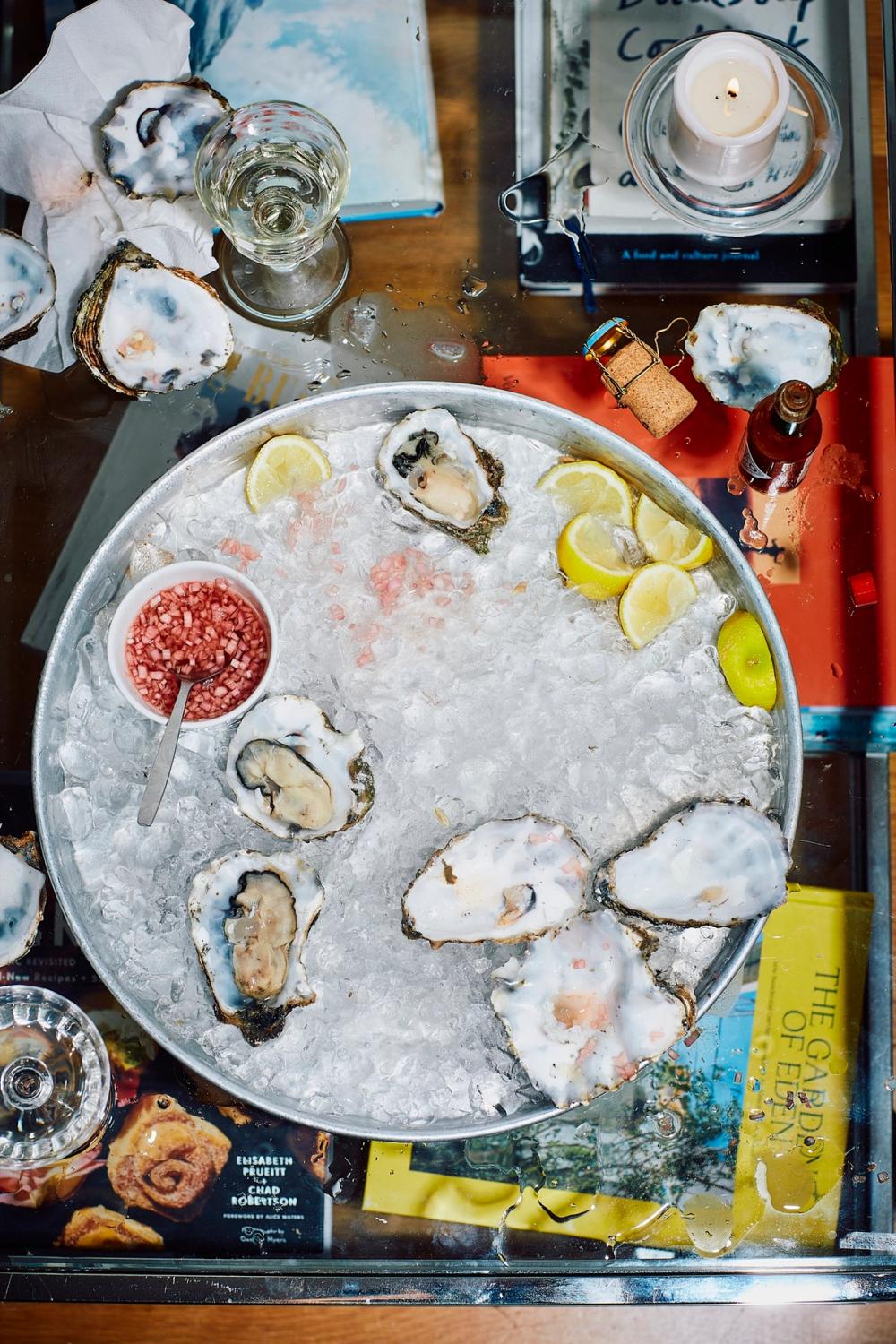 Oysters Shallots Lemons After8