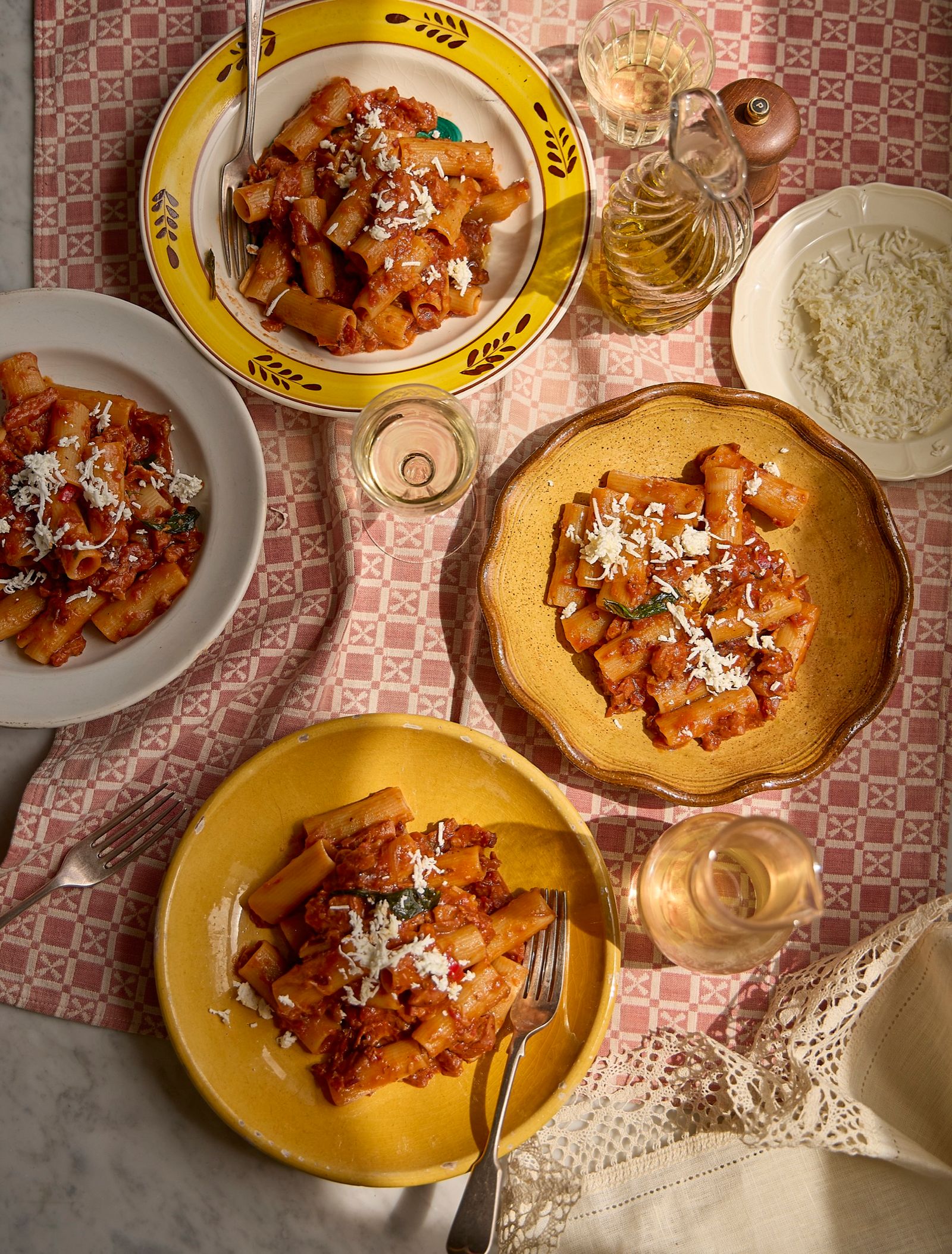 Pasta Salted Ricotta The Italian Table Theo Randall Cookbook