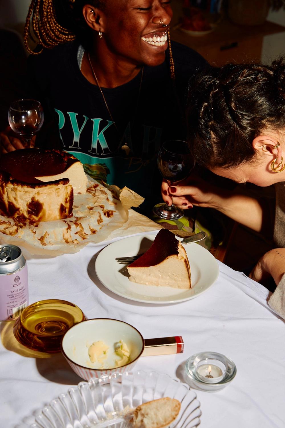 Basque Cheesecake Dinner Party