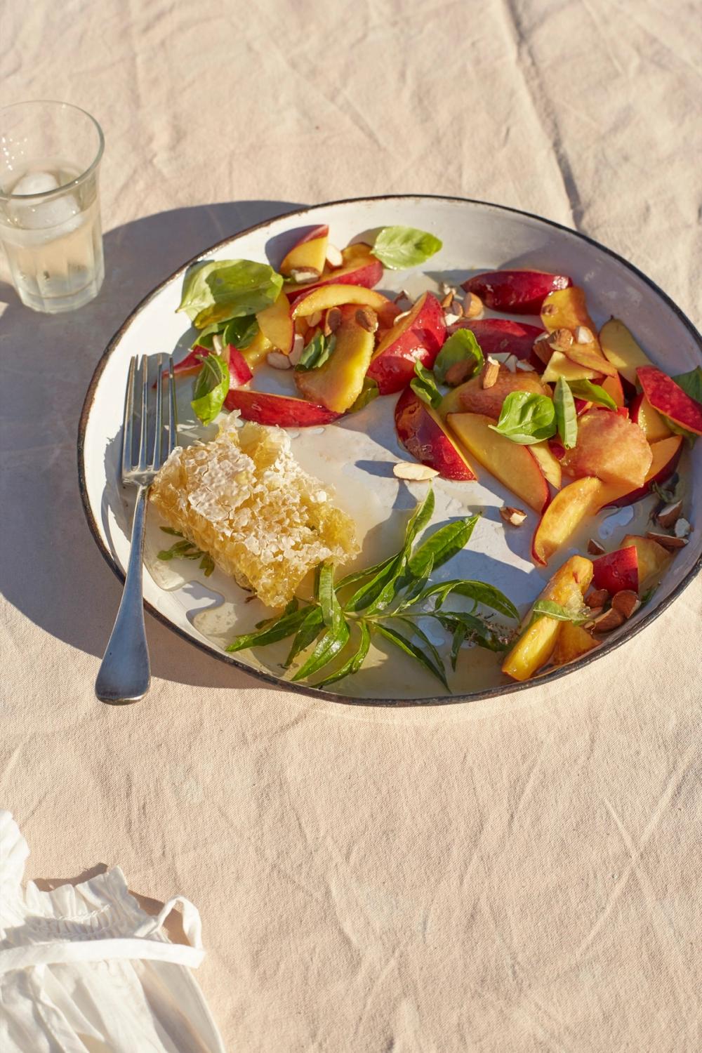 Nectarine Salad Alfresco Dining