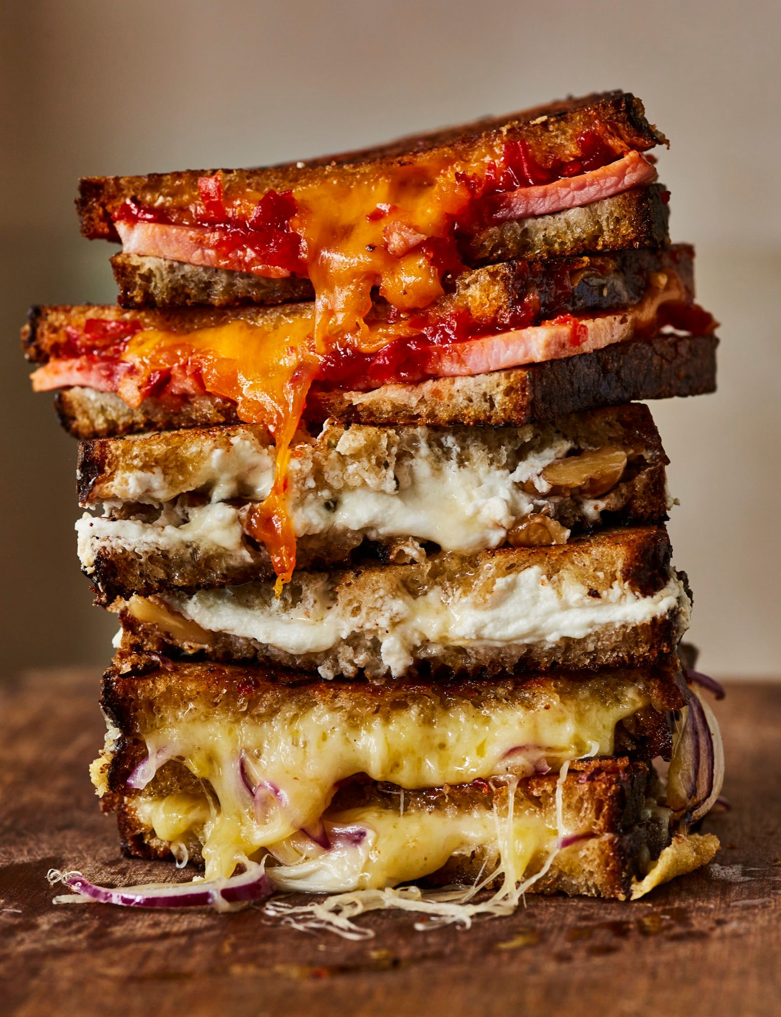 Toastie Stack The Cheese Life Cookbook