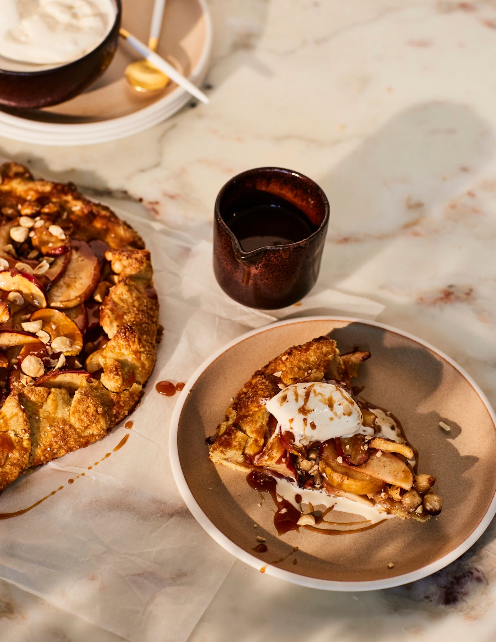 Harrods Apple Galette Plated