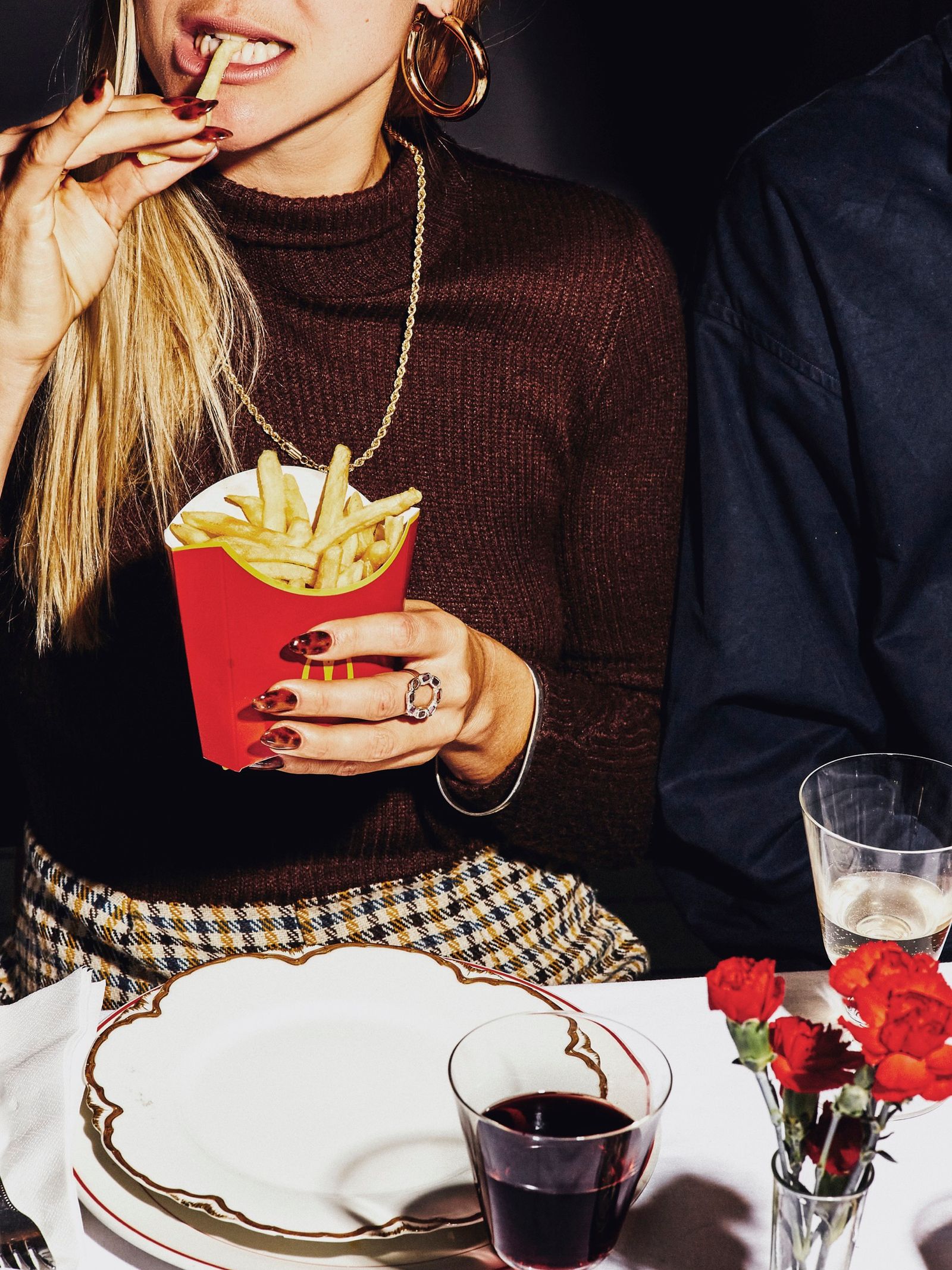 Girl Eating Fries After8 6