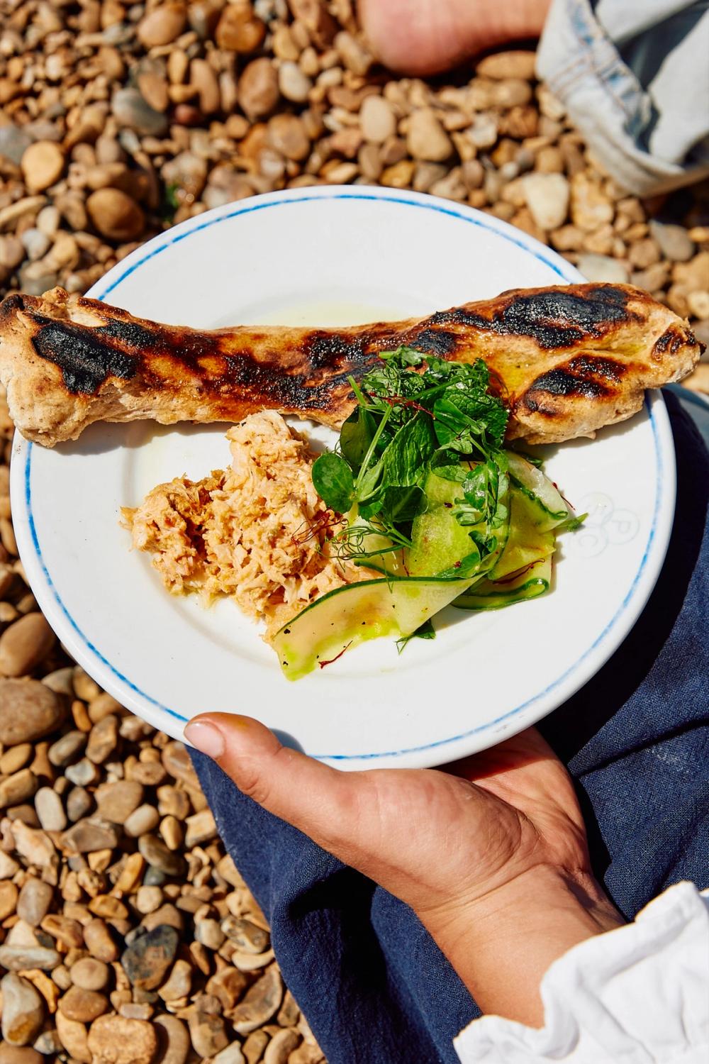 Crab Salad Bread Beach Jess Shadbolt Telegraph