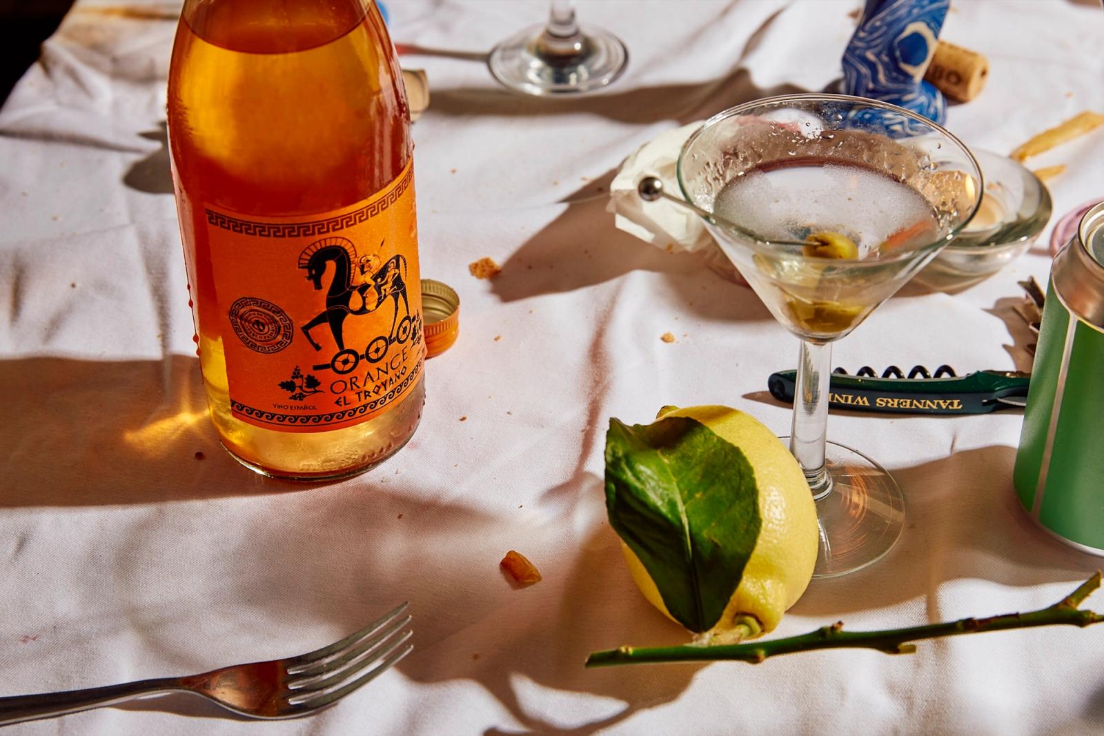 Orange Wine Martini Dinner Party