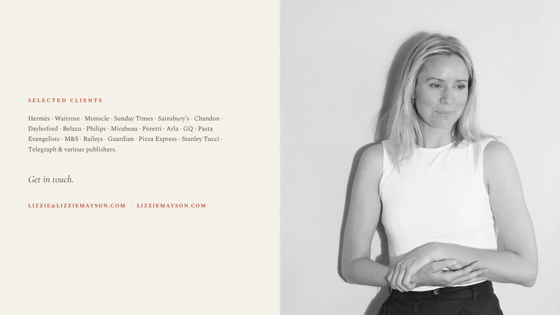Lizzie Mayson biography - page 15 of 15