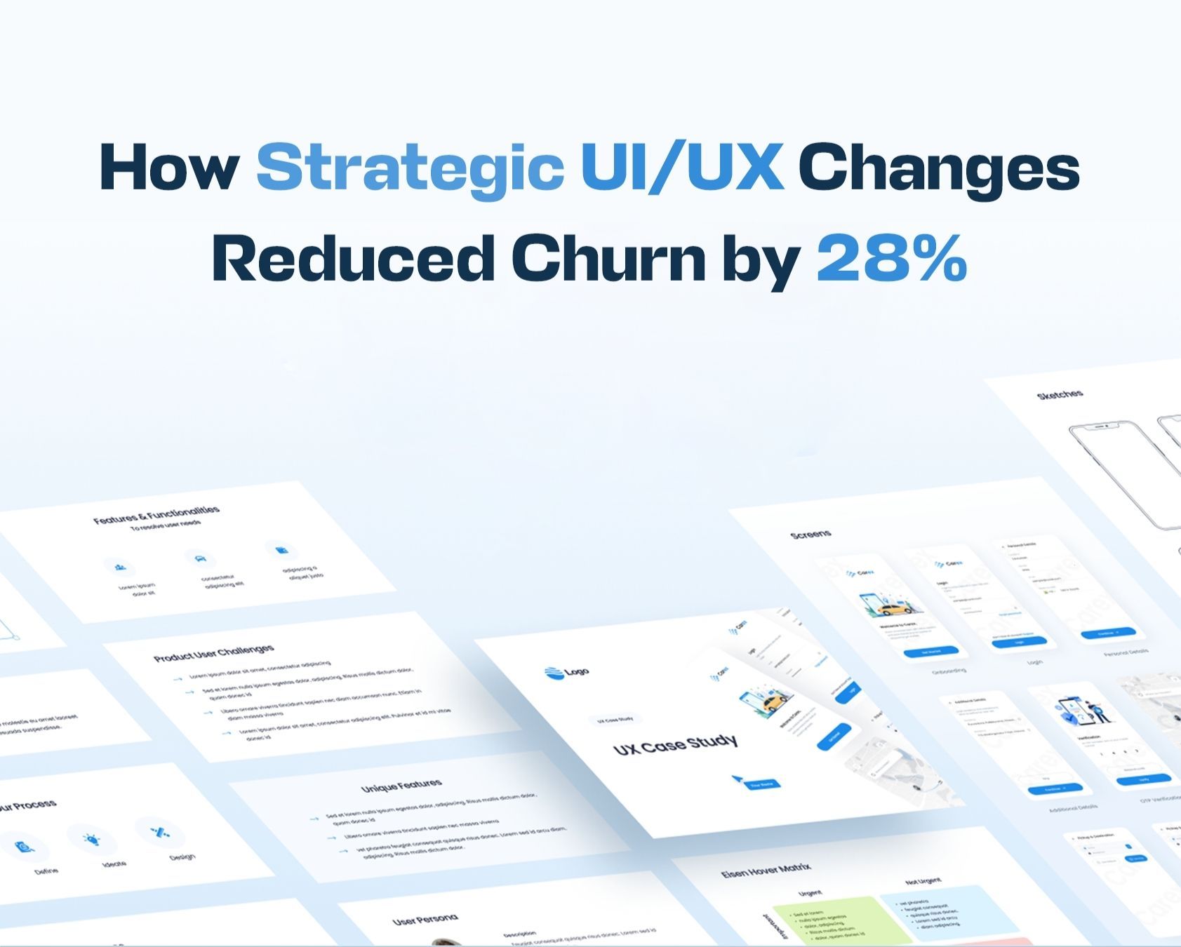 UX Design Case Study: How Strategic UI/UX Changes Reduced Churn by 28%