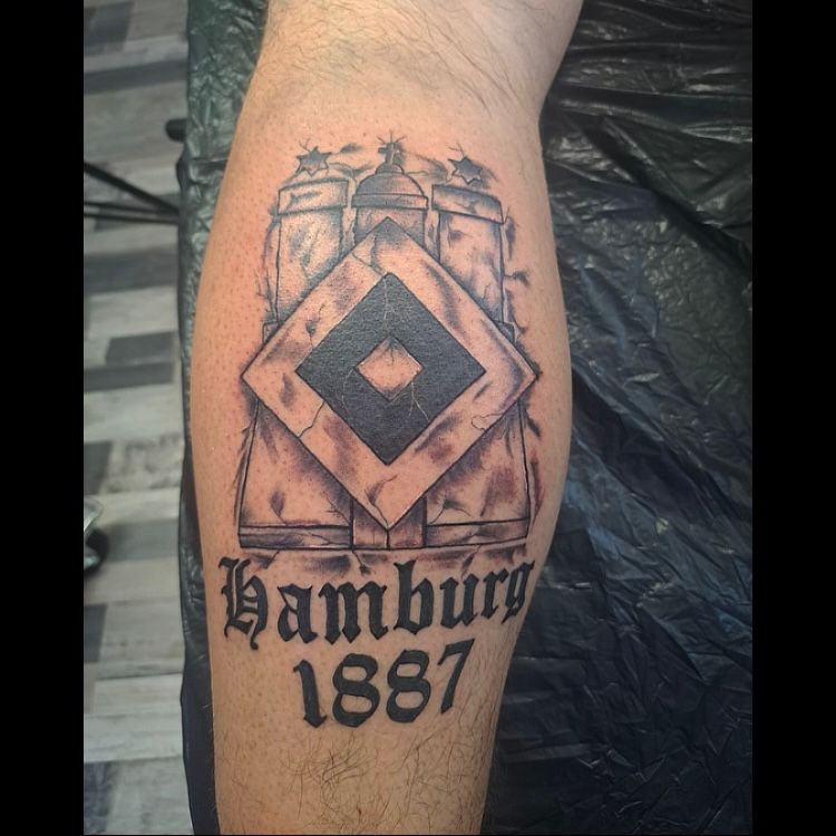 a narben tattoo with the word's on it, harburg, germany