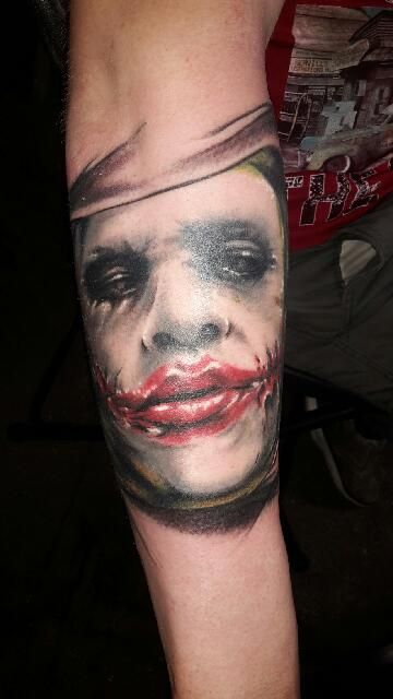 a narben tattoo of the joker, mittelsachsen, germany