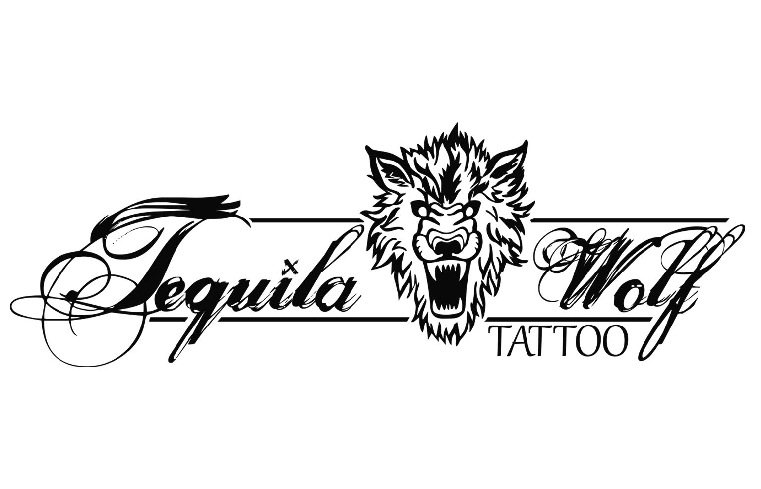 a cover-up tattoo logo with a lion head, zwickau, germany