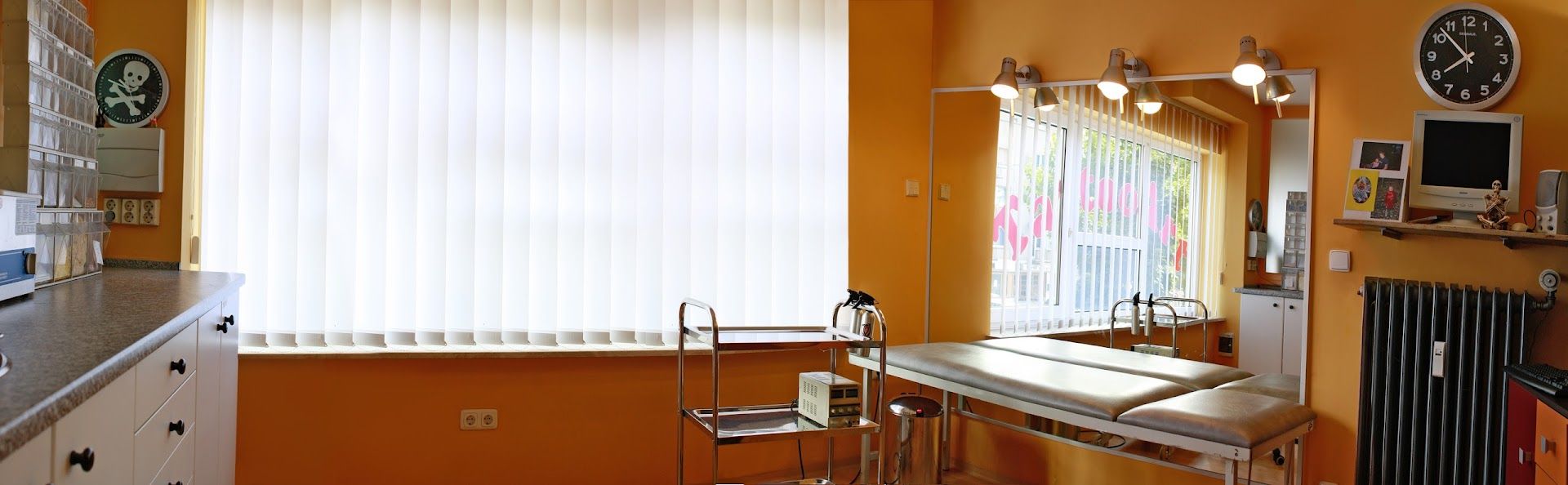 a kitchen with a sink and a window