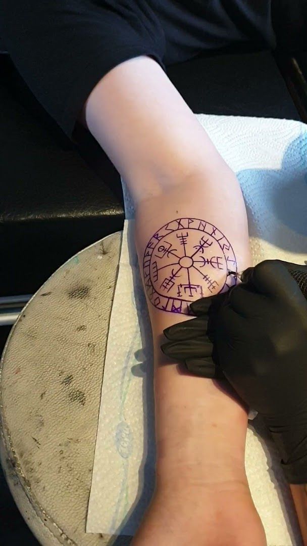 a person with a narben tattoo on their wrist, vogelsbergkreis, germany