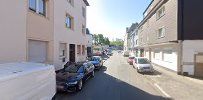 a street with cars parked on it