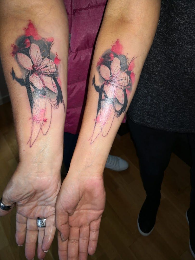 two narben tattoos on the wrists, vorpommern-greifswald, germany