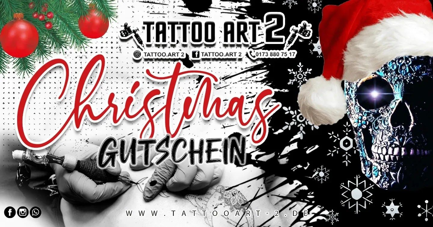 a christmas party flyer with a santa hat and a black background