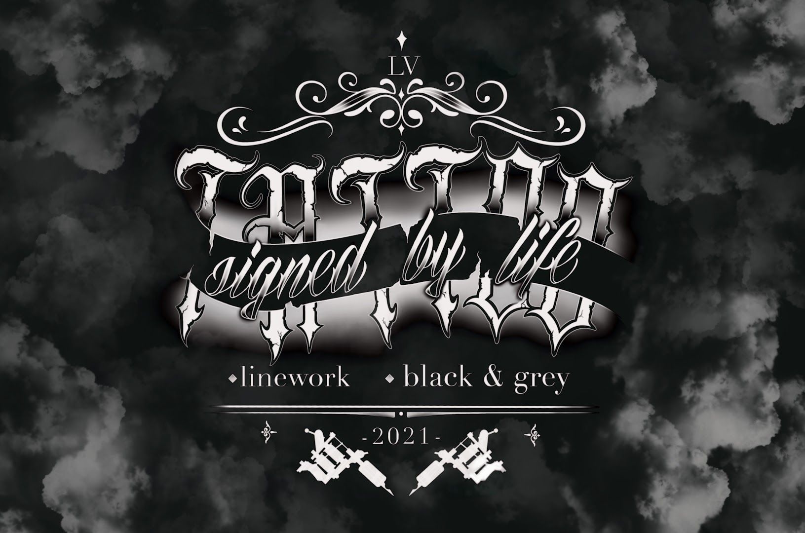 the logo for the black grey band