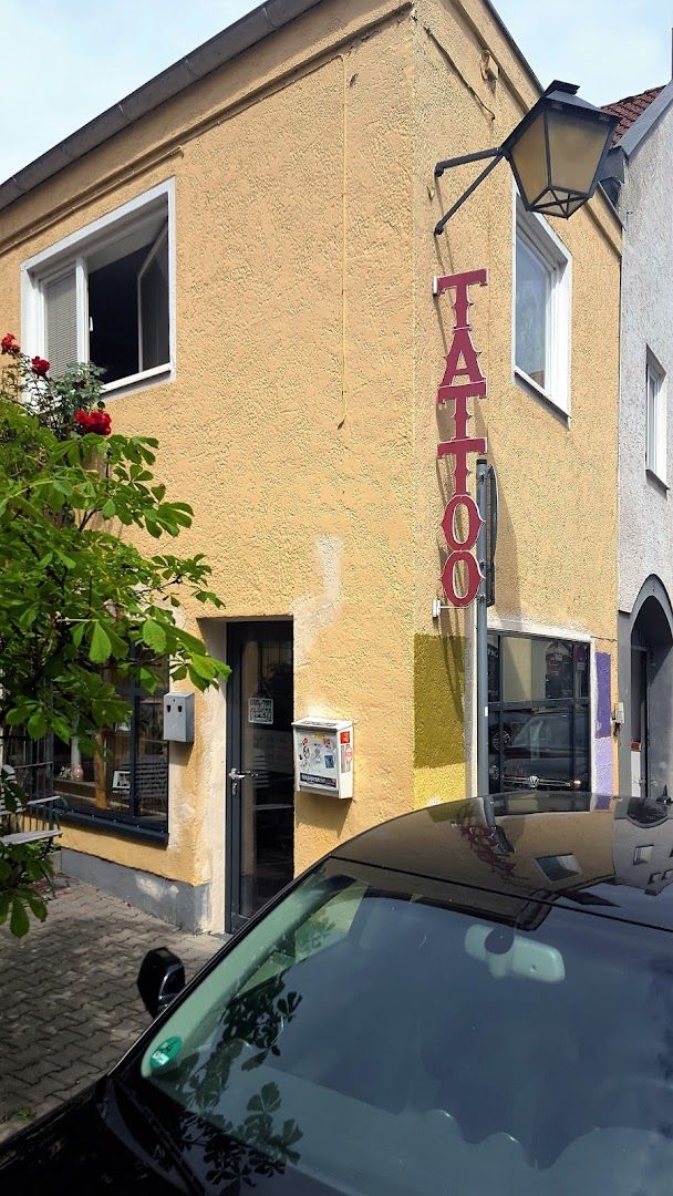 a car parked in front of a building