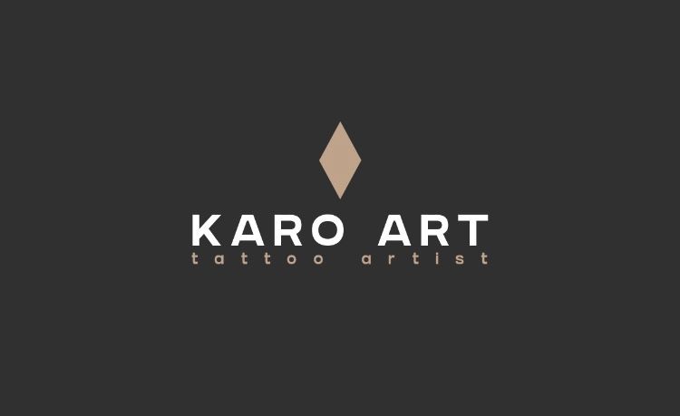 a logo for a narben tattoo studio, biberach, germany