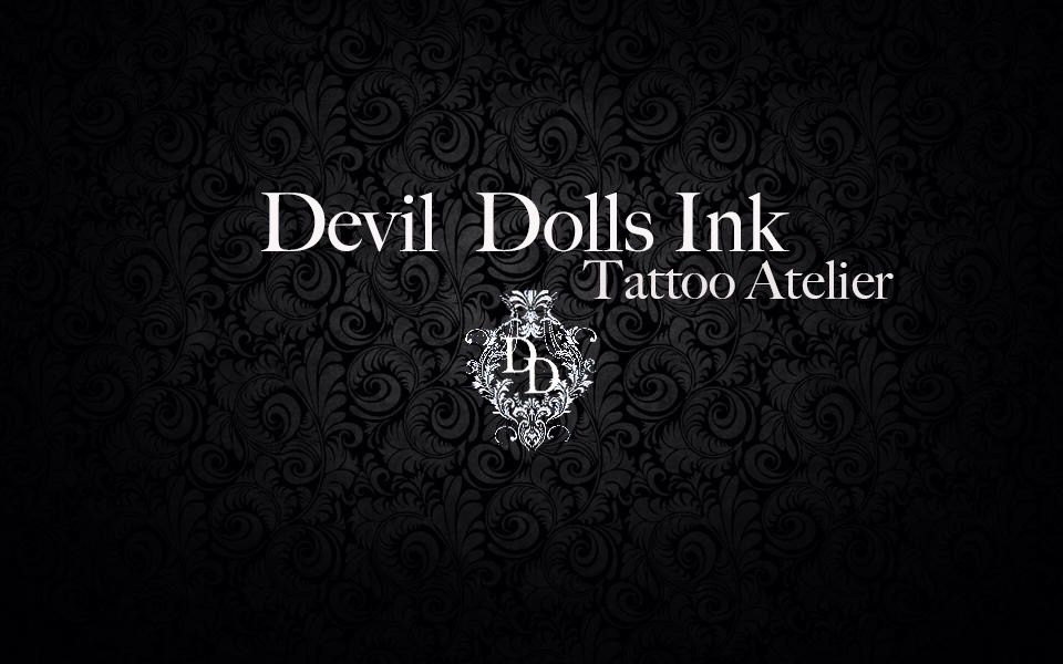 the devil drink portrait tattoos logo, bremen, germany