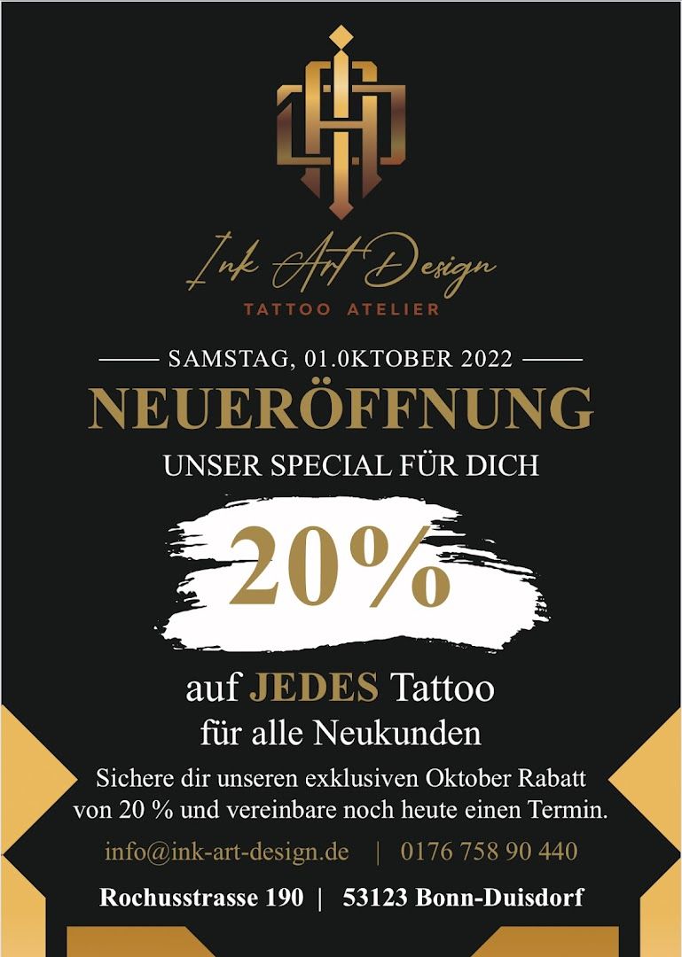 a flyer for the 20th anniversary of the german restaurant