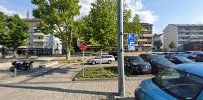 a street with cars parked in it