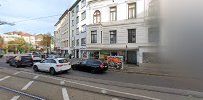 a street with cars parked on it