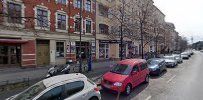 a street with cars parked on it