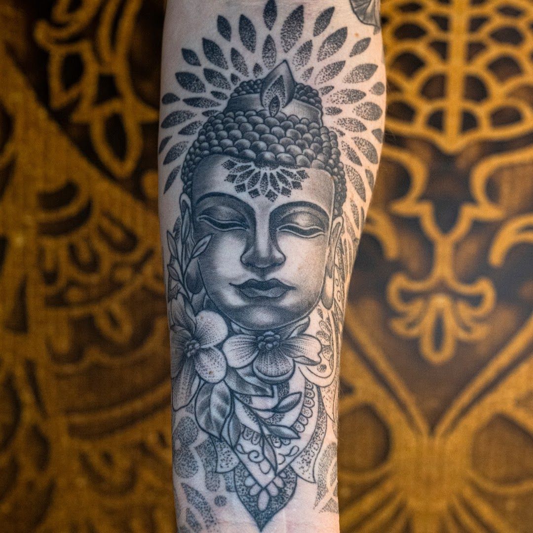 buddha cover-up tattoo by tattooist, ludwigsburg, germany