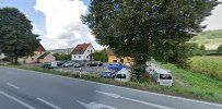 a street with cars parked on it