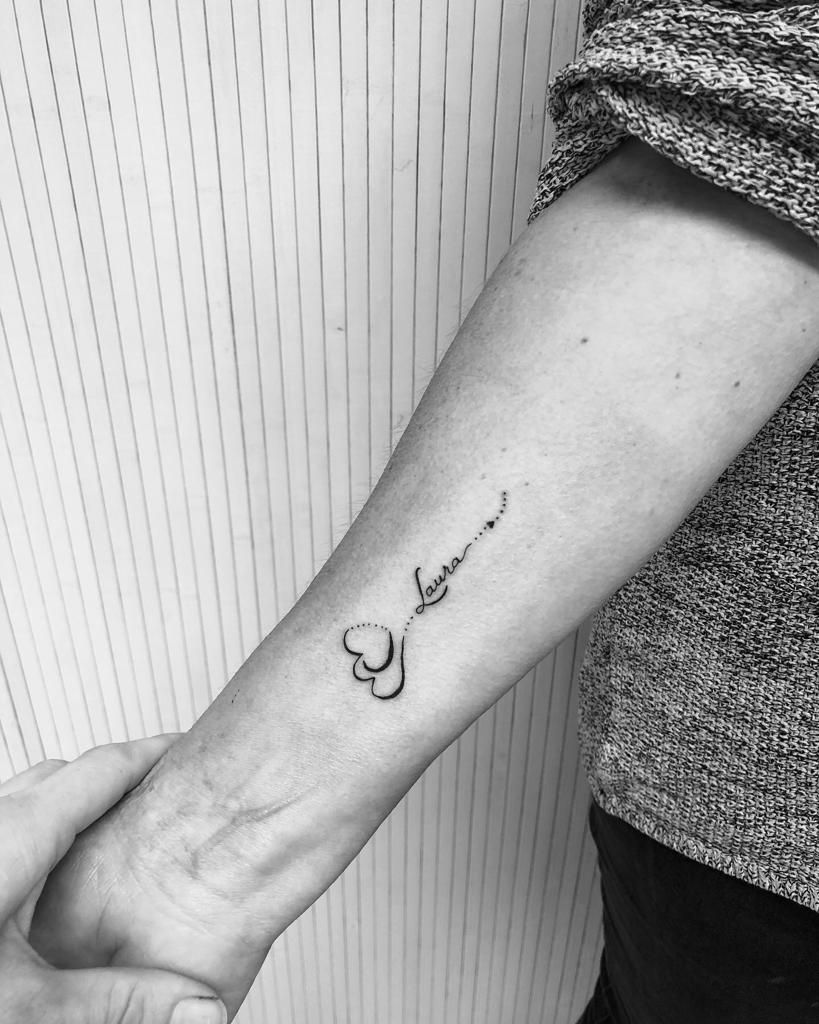 a small narben tattoo on the wrist, karlsruhe, germany