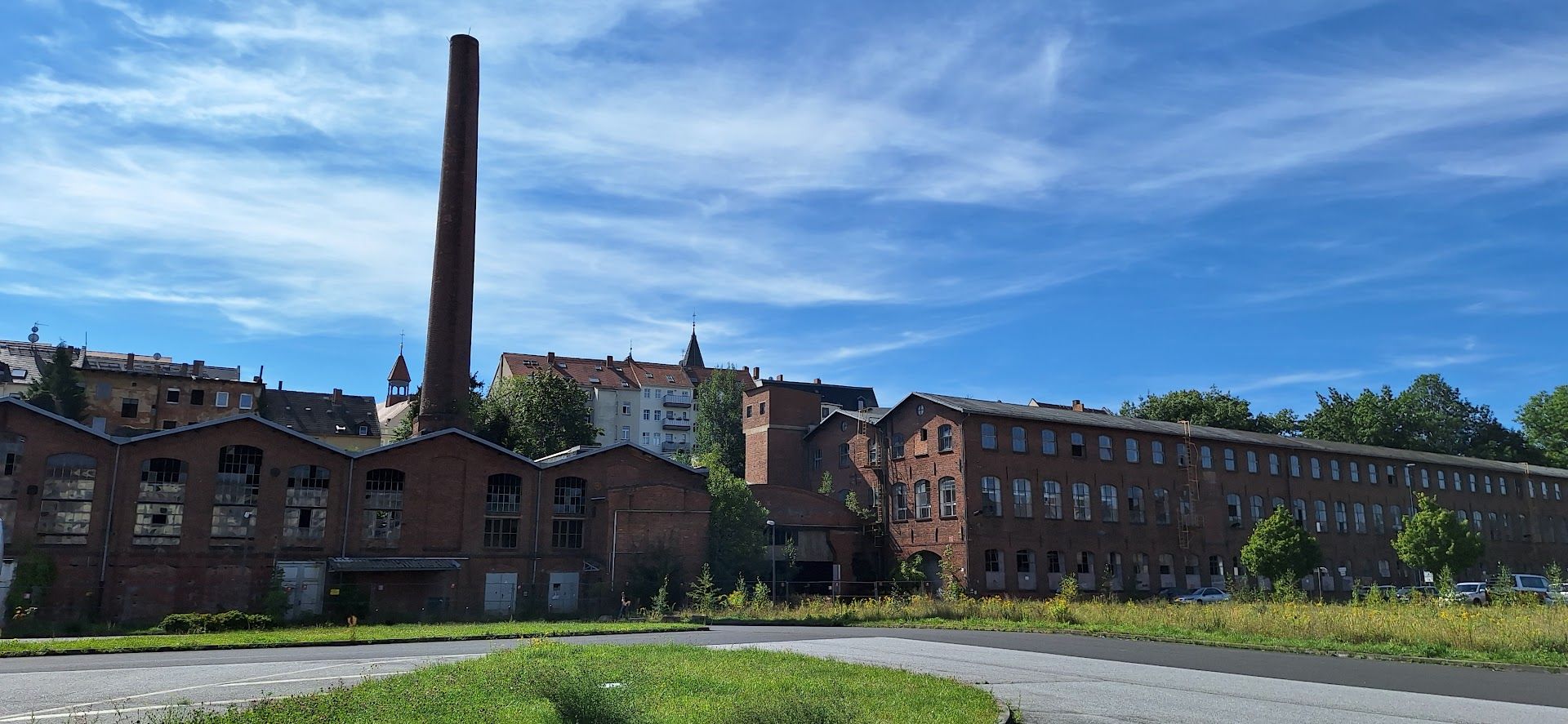 an abandoned factory in the city of st petersburg