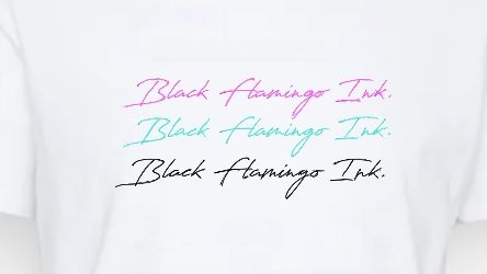 Black Flamingo ink.