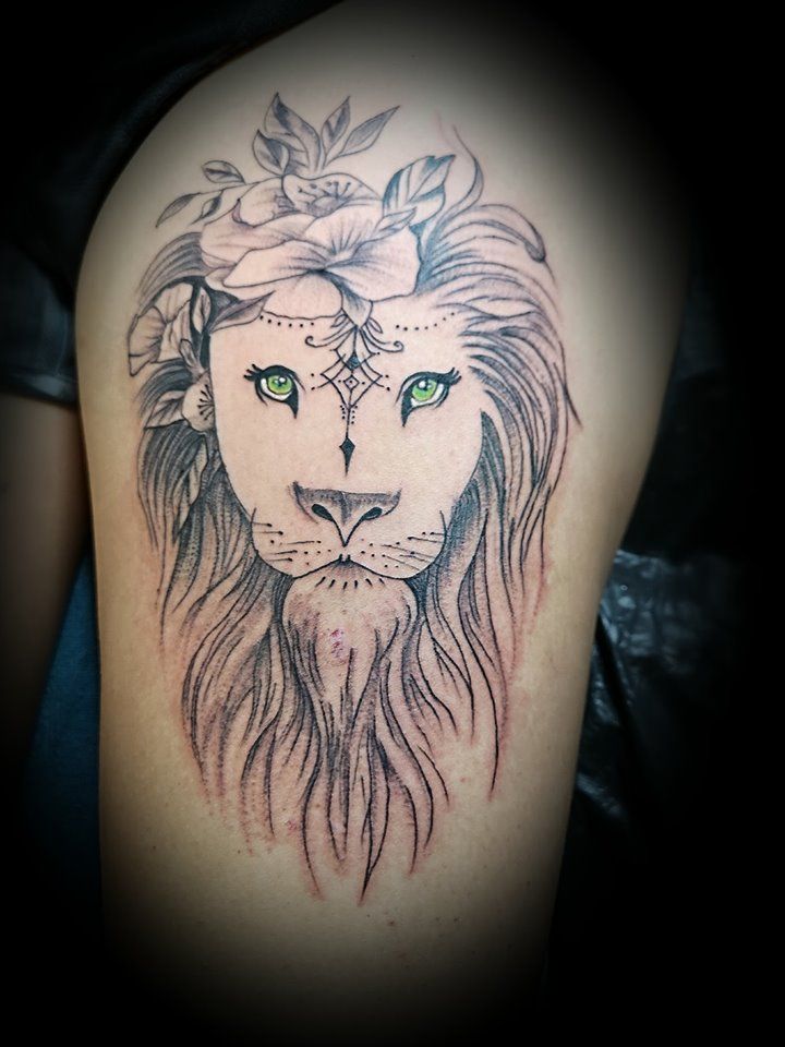 lion cover-up tattoo designs for men, neustadt (aisch)-bad windsheim, germany