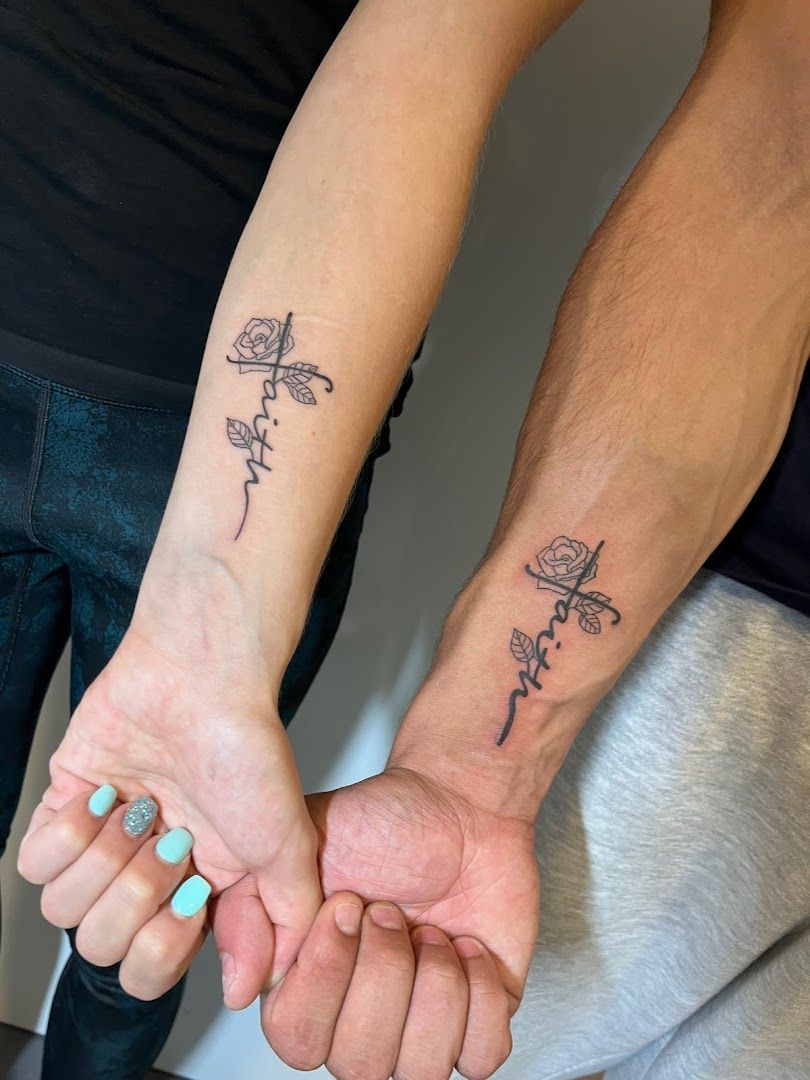 matching narben tattoos for couples, aschaffenburg, germany