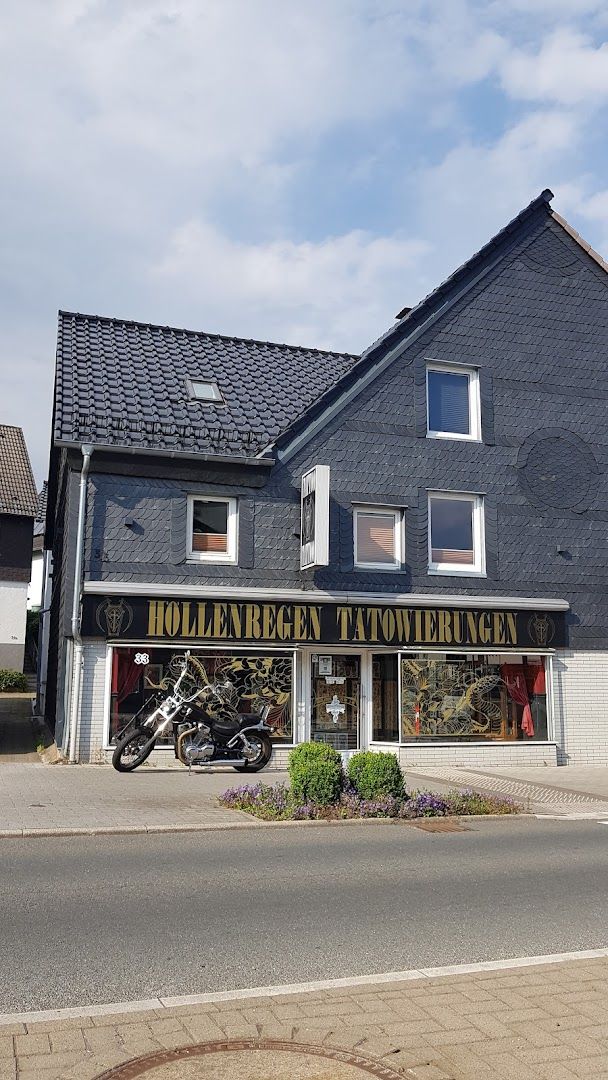 a motorcycle parked in front of a building