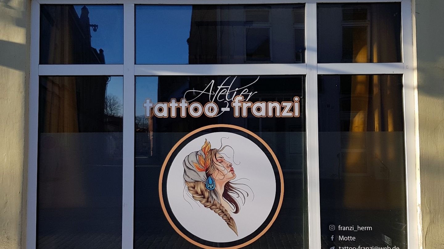 a sign on the side of a building