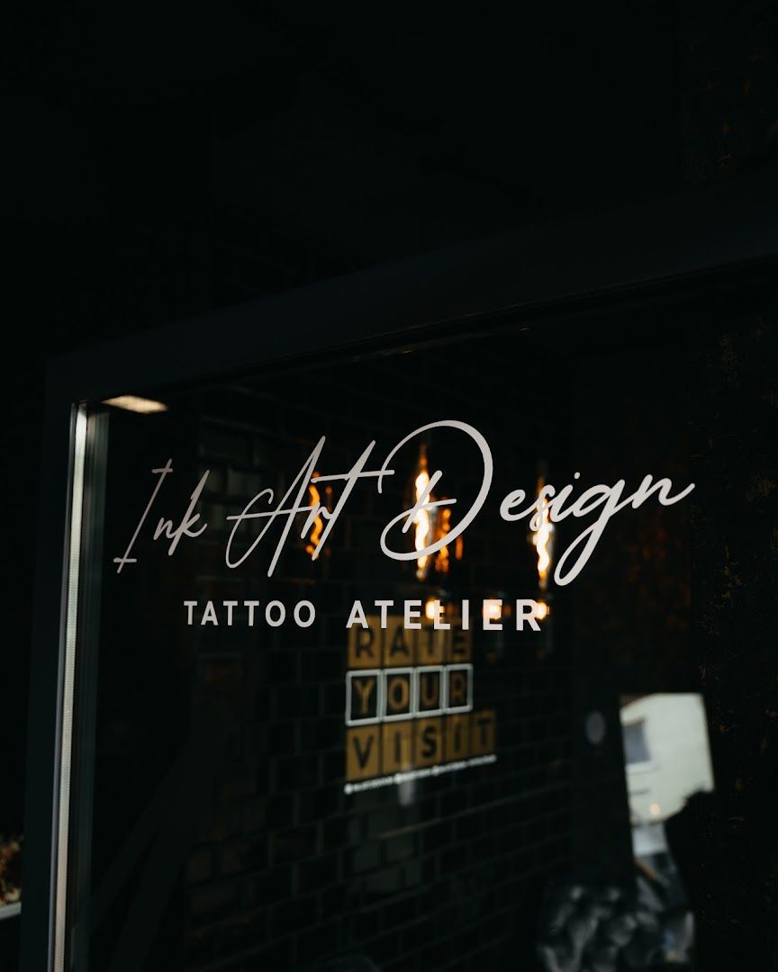 the logo for the narben tattoo shop, bonn, germany