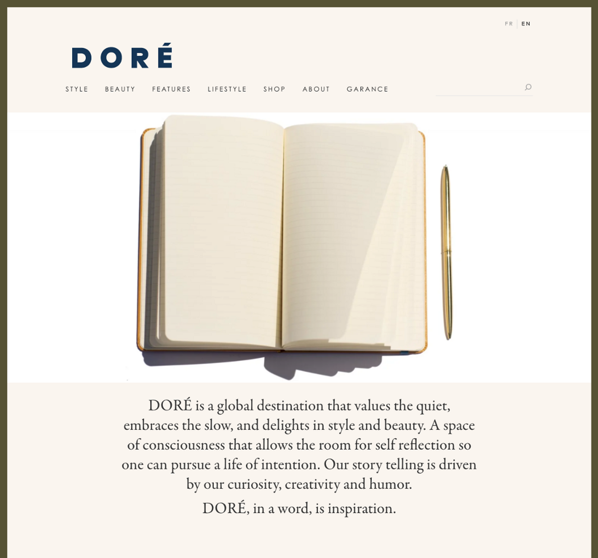 Dore website 
