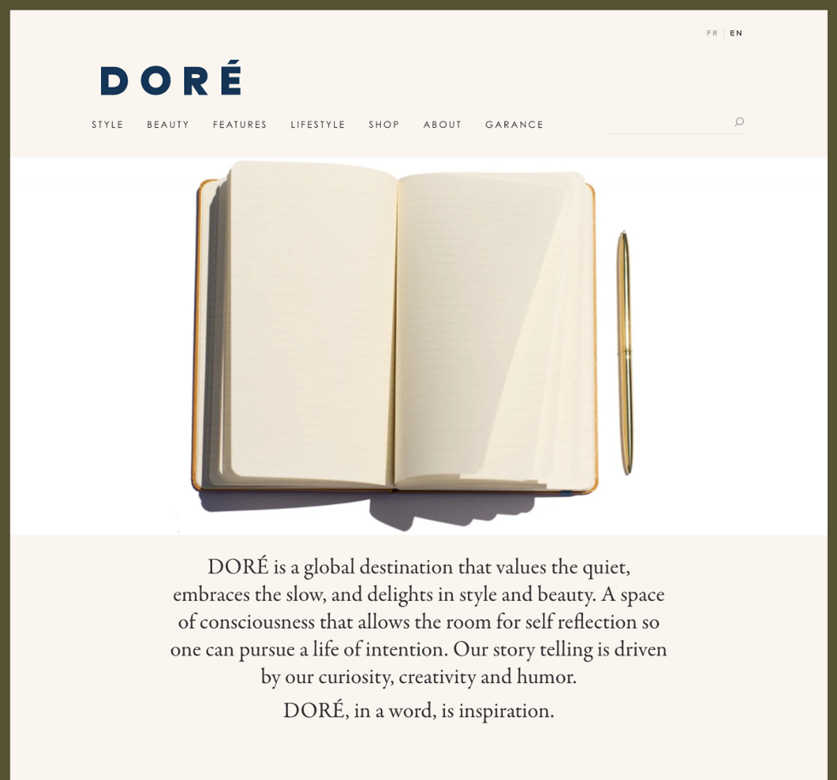 Dore website