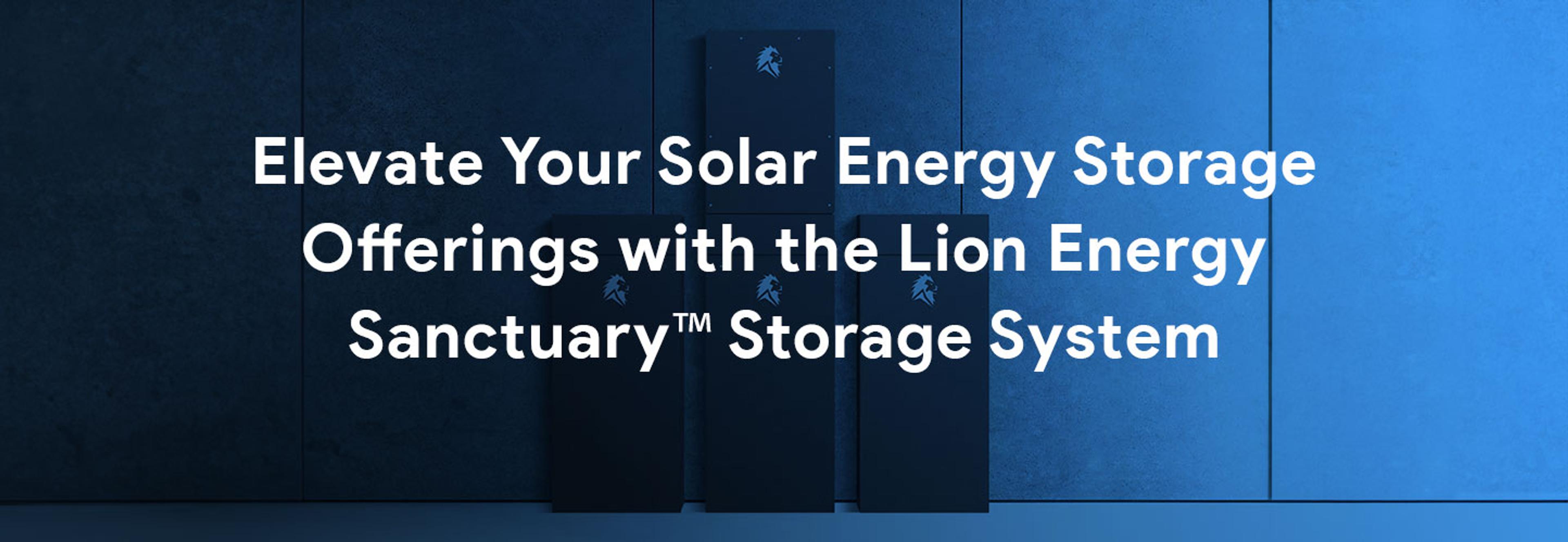 Enerflo Enerflo | Elevate Your Solar Energy Storage Offerings with the Lion ...